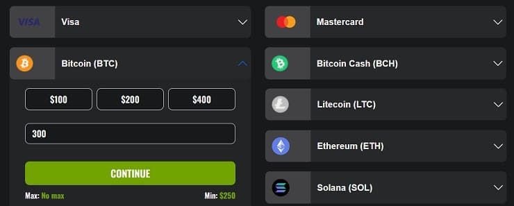 XBet Cashier Deposit Methods