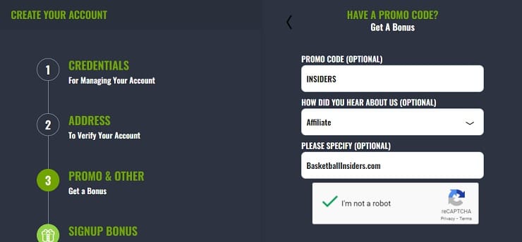 XBet Casino Registration