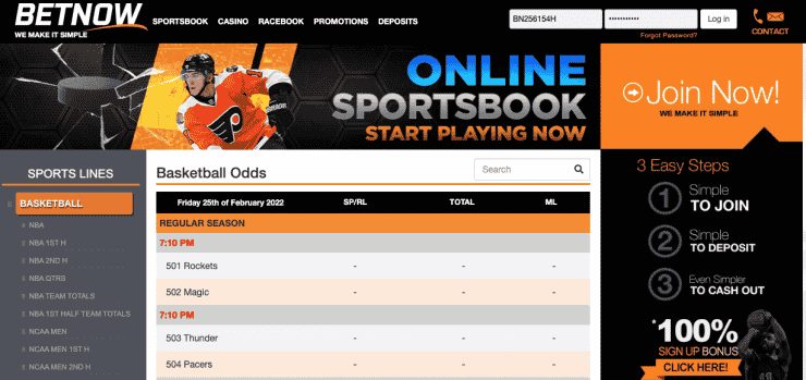 betnow promo code & review