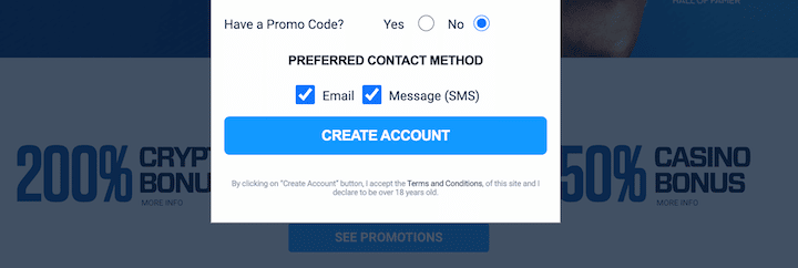 betus create account