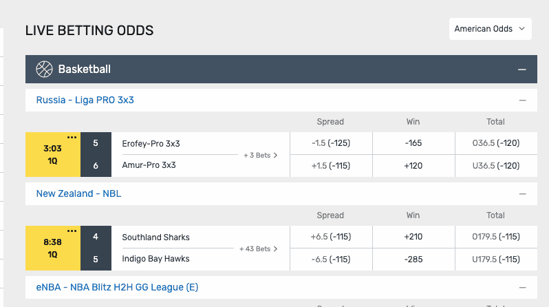 MyBookie new basketball betting